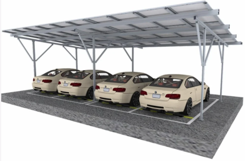 Carport Solar Mounting Structure